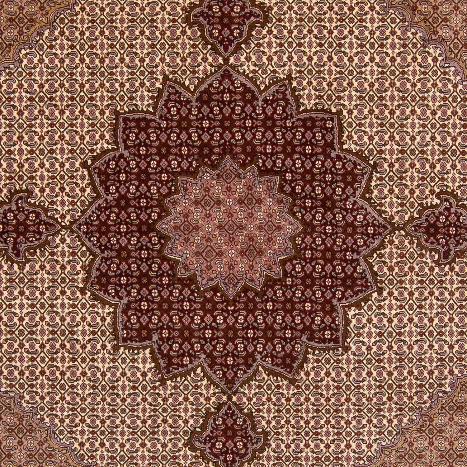 Persisk tæppe - Tabriz - Royal - 250 x 249 cm - brun