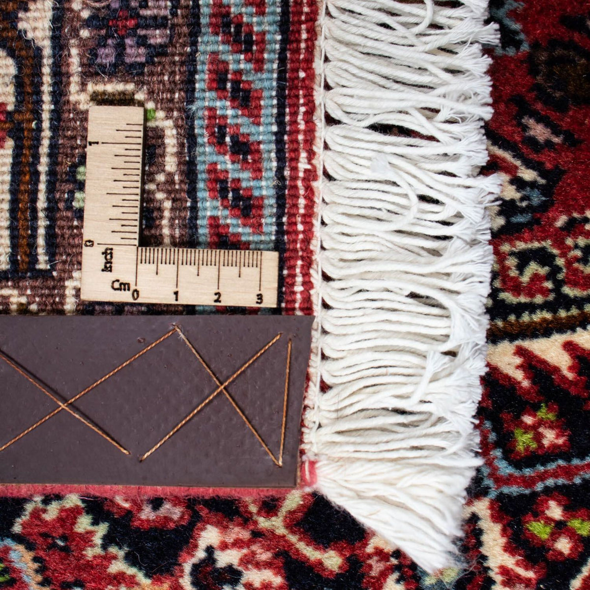 Persisk tæppe - Bijar - 210 x 141 cm - rød