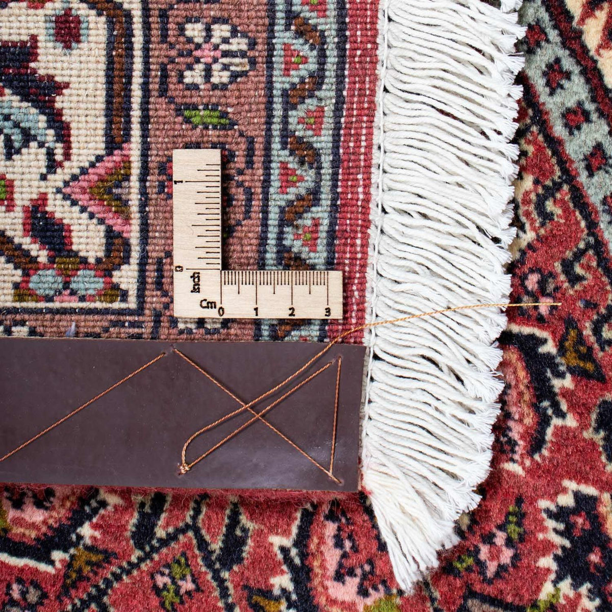 Persisk tæppe - Bijar - 203 x 139 cm - rød