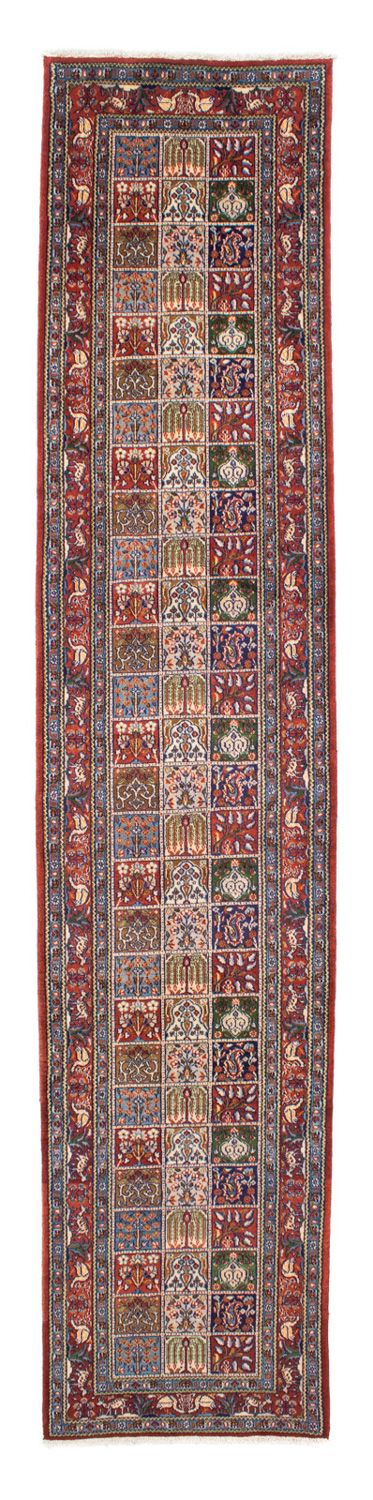 Løber Persisk tæppe - Classic - 382 x 79 cm - mørkerød
