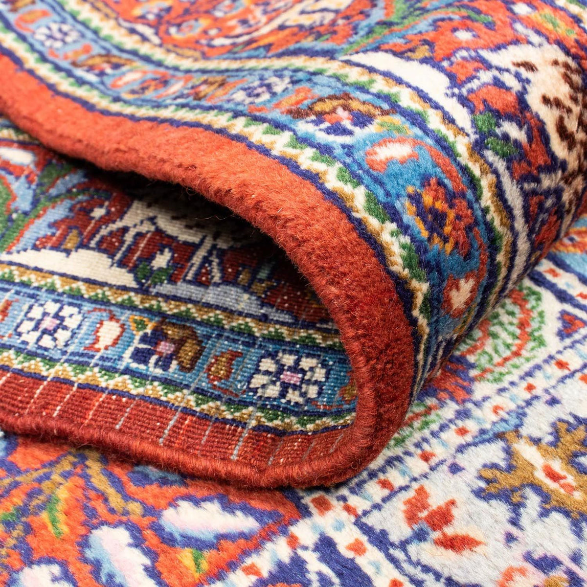 Løber Persisk tæppe - Classic - 382 x 79 cm - mørkerød