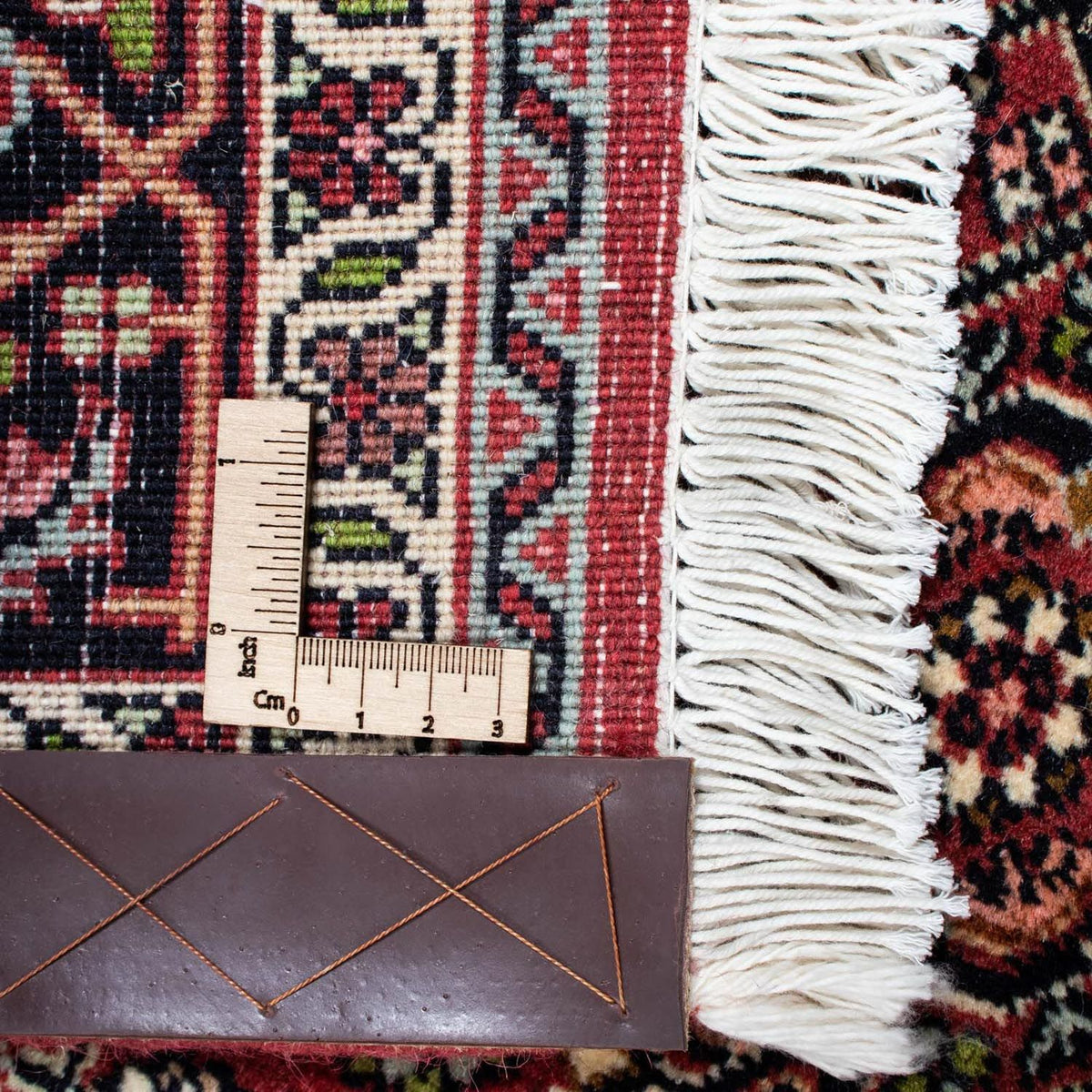 Persisk tæppe - Bijar - 208 x 139 cm - rød