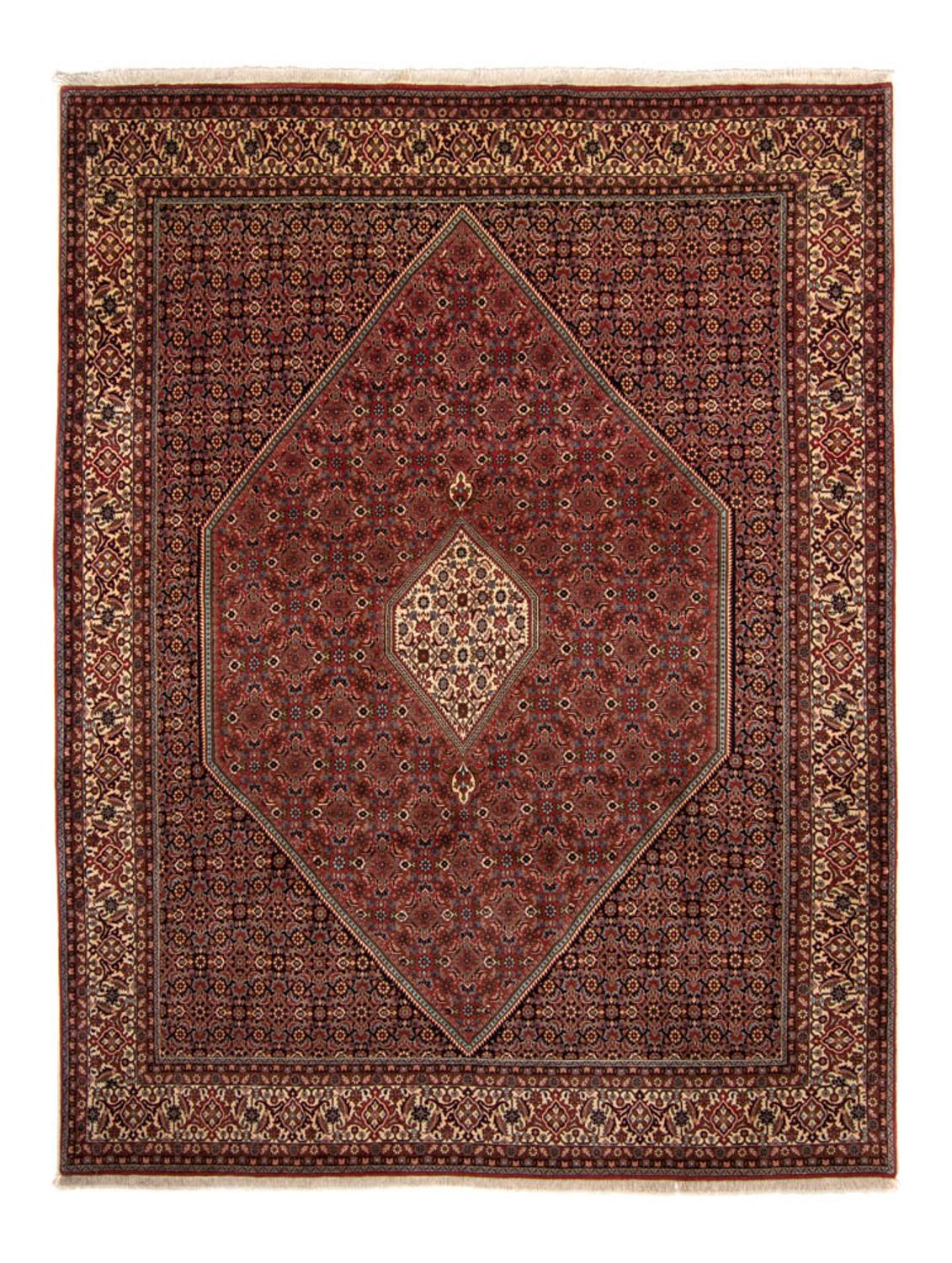 Persisk tæppe - Bijar - 329 x 255 cm - brun