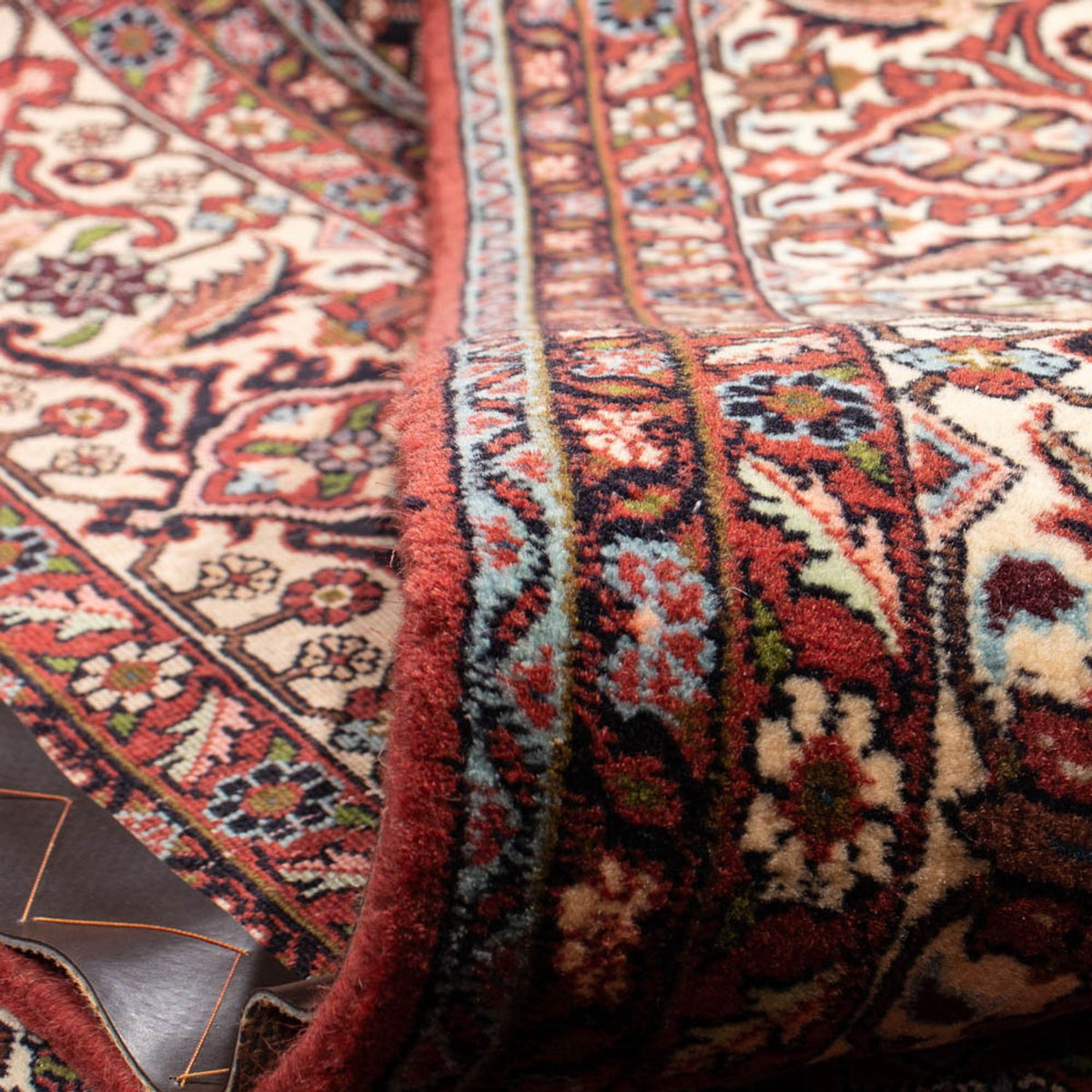 Persisk tæppe - Bijar - 329 x 255 cm - brun