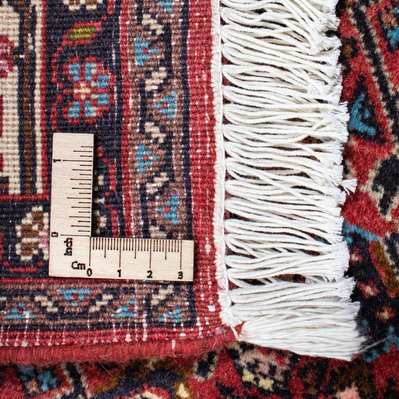 Persisk tæppe - Bijar - 218 x 136 cm - rød