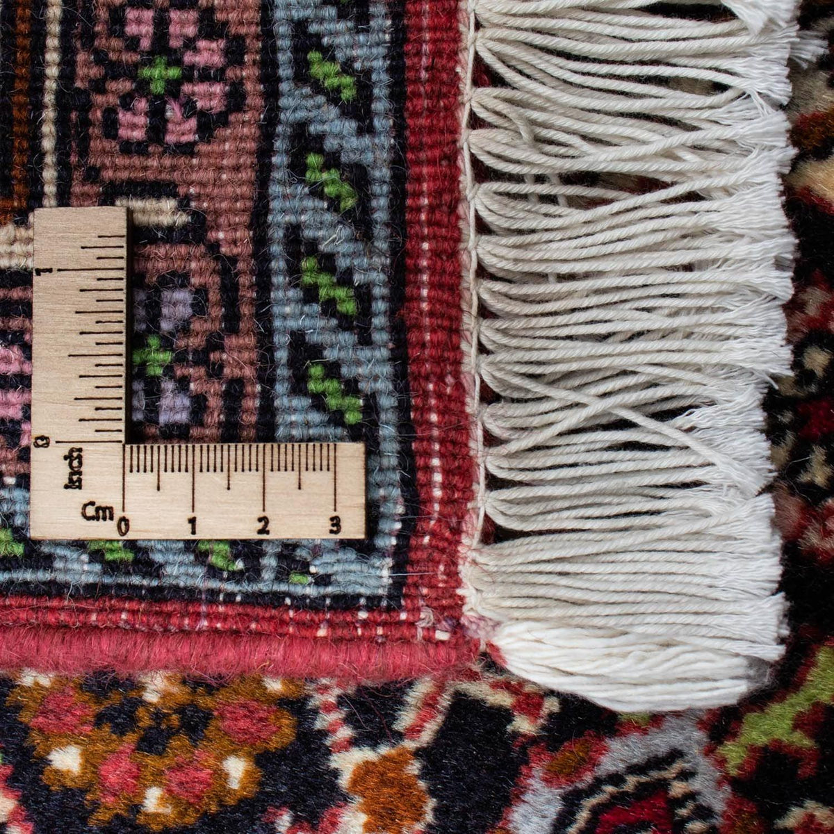 Persisk tæppe - Bijar - 222 x 138 cm - rød