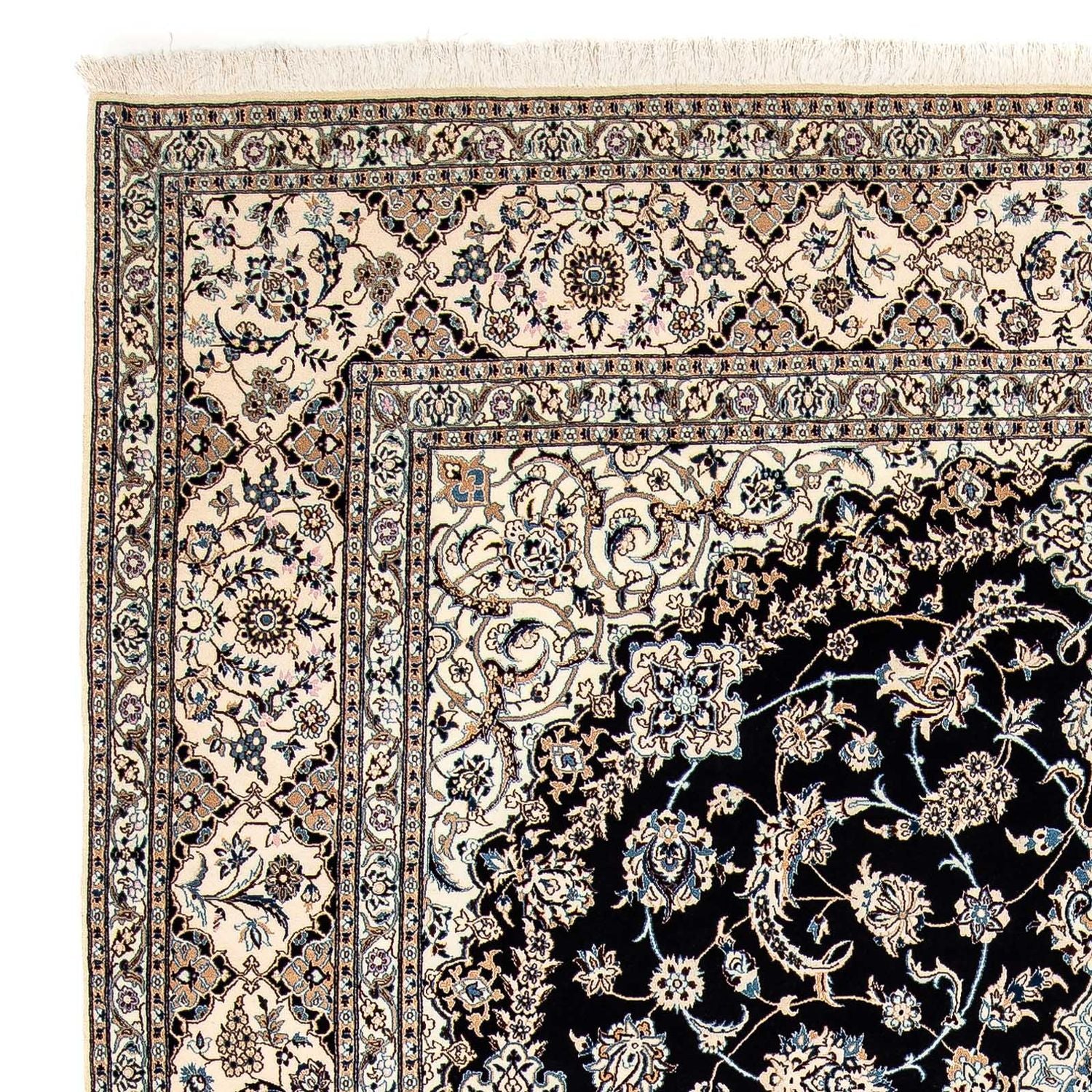Persisk tæppe - Nain - Premium - 320 x 210 cm - beige