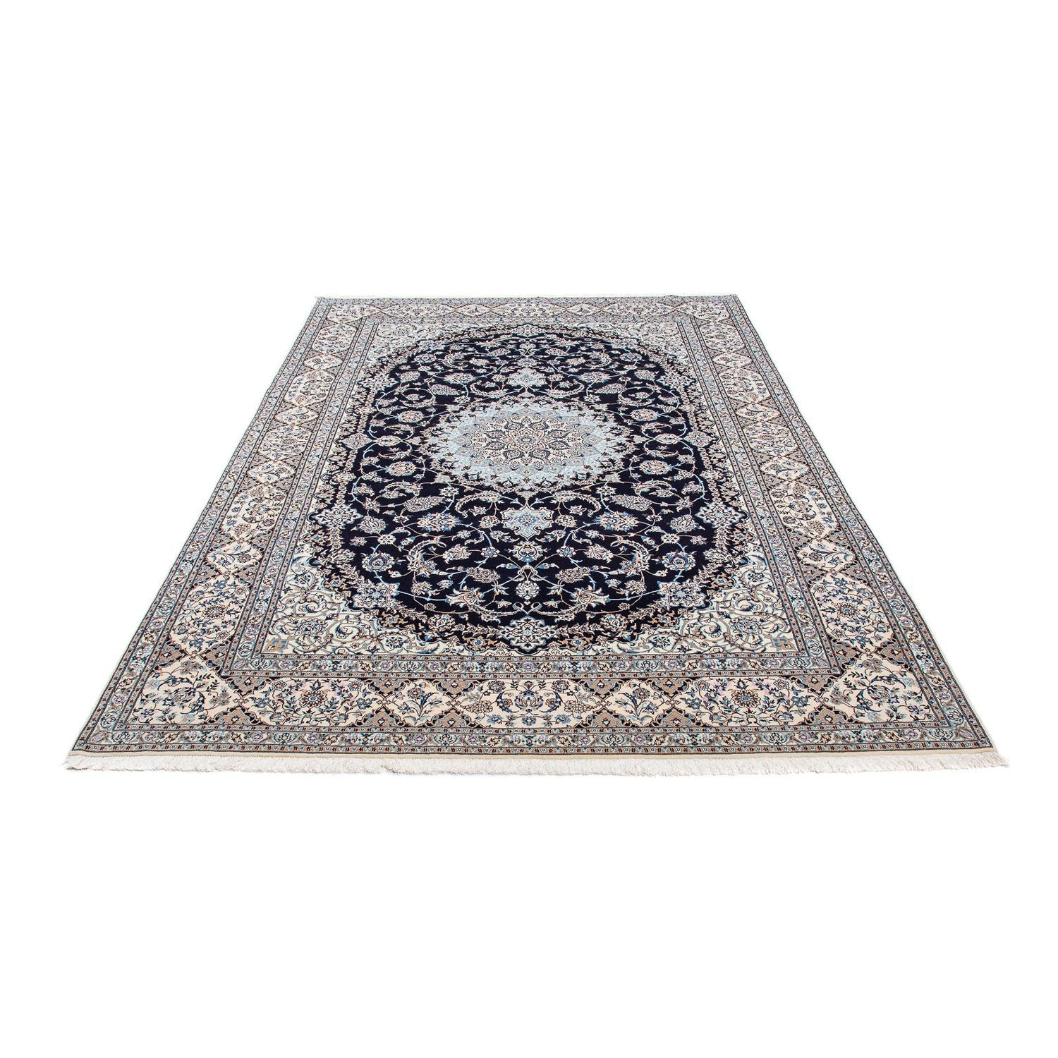 Persisk tæppe - Nain - Premium - 320 x 210 cm - beige