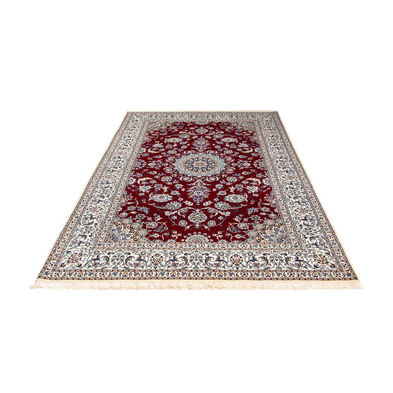 Persisk tæppe - Nain - Premium - 238 x 151 cm - mørkerød