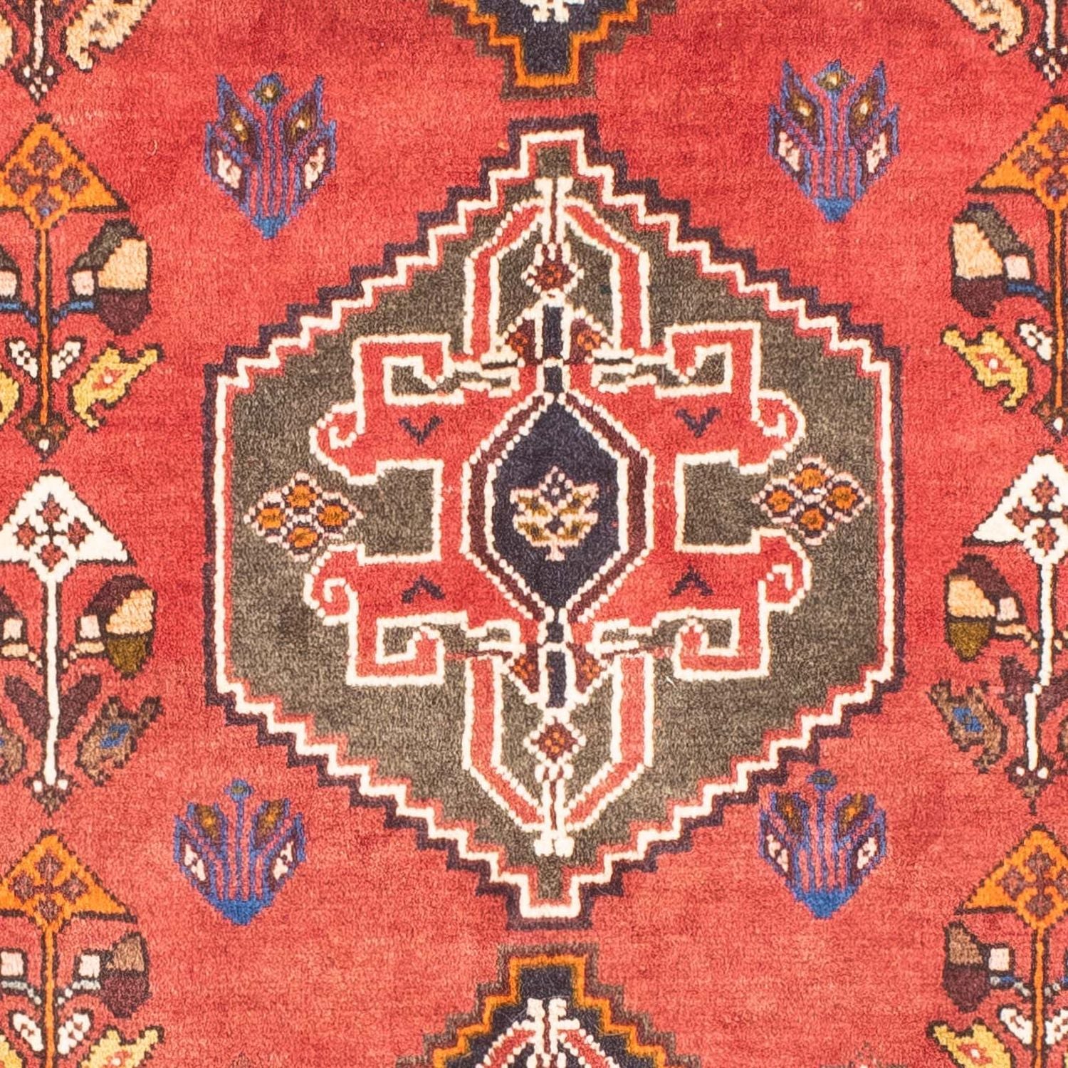 Løber Persisk tæppe - Nomadisk - 164 x 80 cm - mørkerød