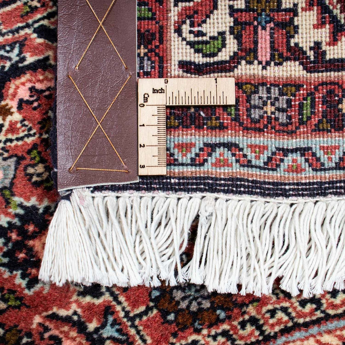 Persisk tæppe - Bijar - 200 x 141 cm - rød