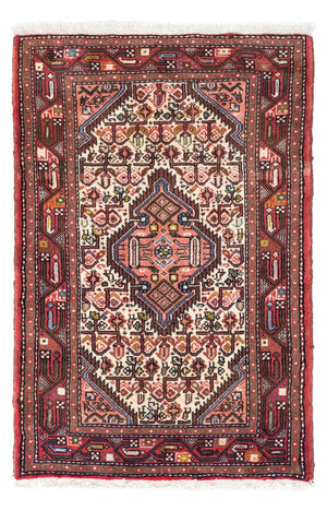 Persisk tæppe - Nomadisk - 115 x 75 cm - lysrød