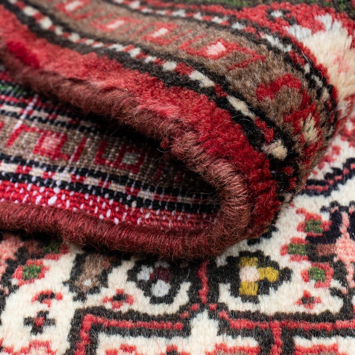 Persisk tæppe - Nomadisk - 115 x 75 cm - lysrød