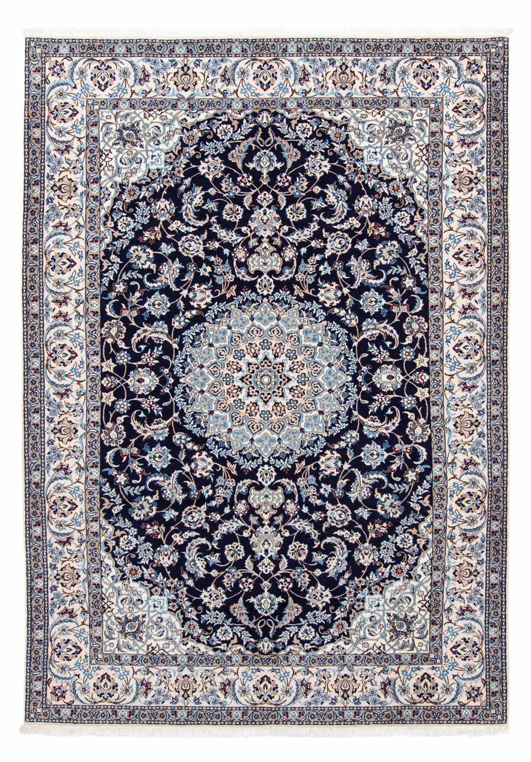 Persisk tæppe - Nain - Royal - 300 x 202 cm - mørkeblå