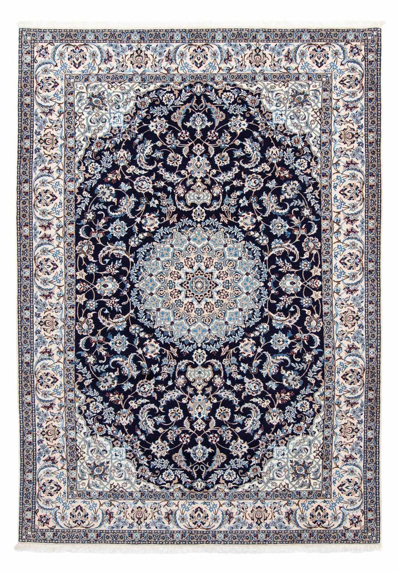 Persisk tæppe - Nain - Royal - 300 x 202 cm - mørkeblå
