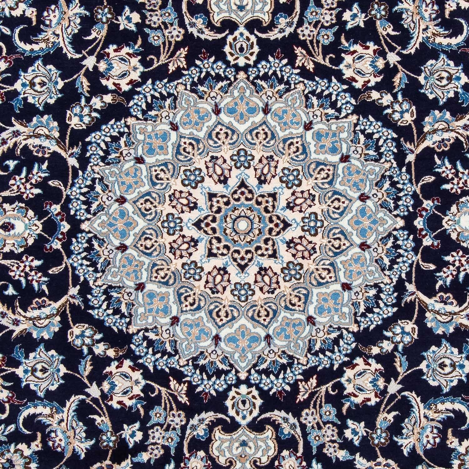 Persisk tæppe - Nain - Royal - 300 x 202 cm - mørkeblå