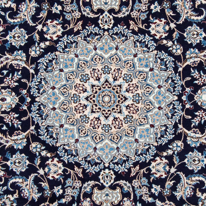 Persisk tæppe - Nain - Royal - 300 x 202 cm - mørkeblå