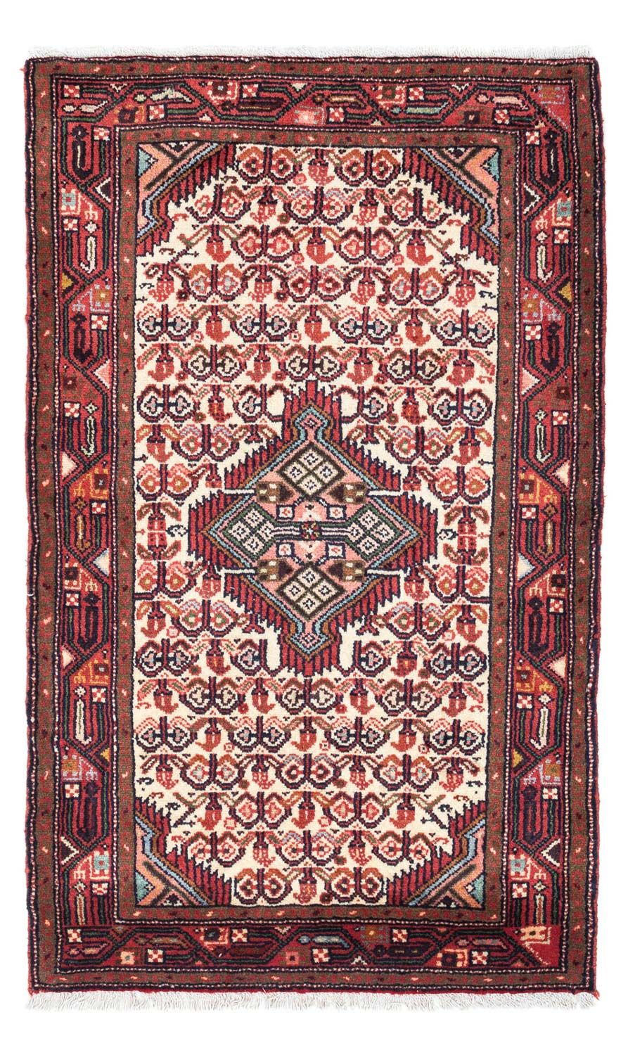 Persisk tæppe - Nomadisk - 136 x 82 cm - mørkerød