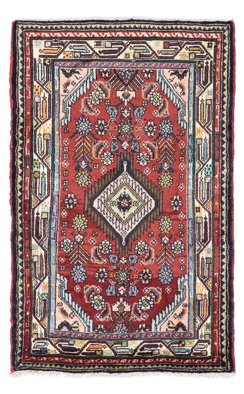 Persisk tæppe - Nomadisk - 128 x 80 cm - rød