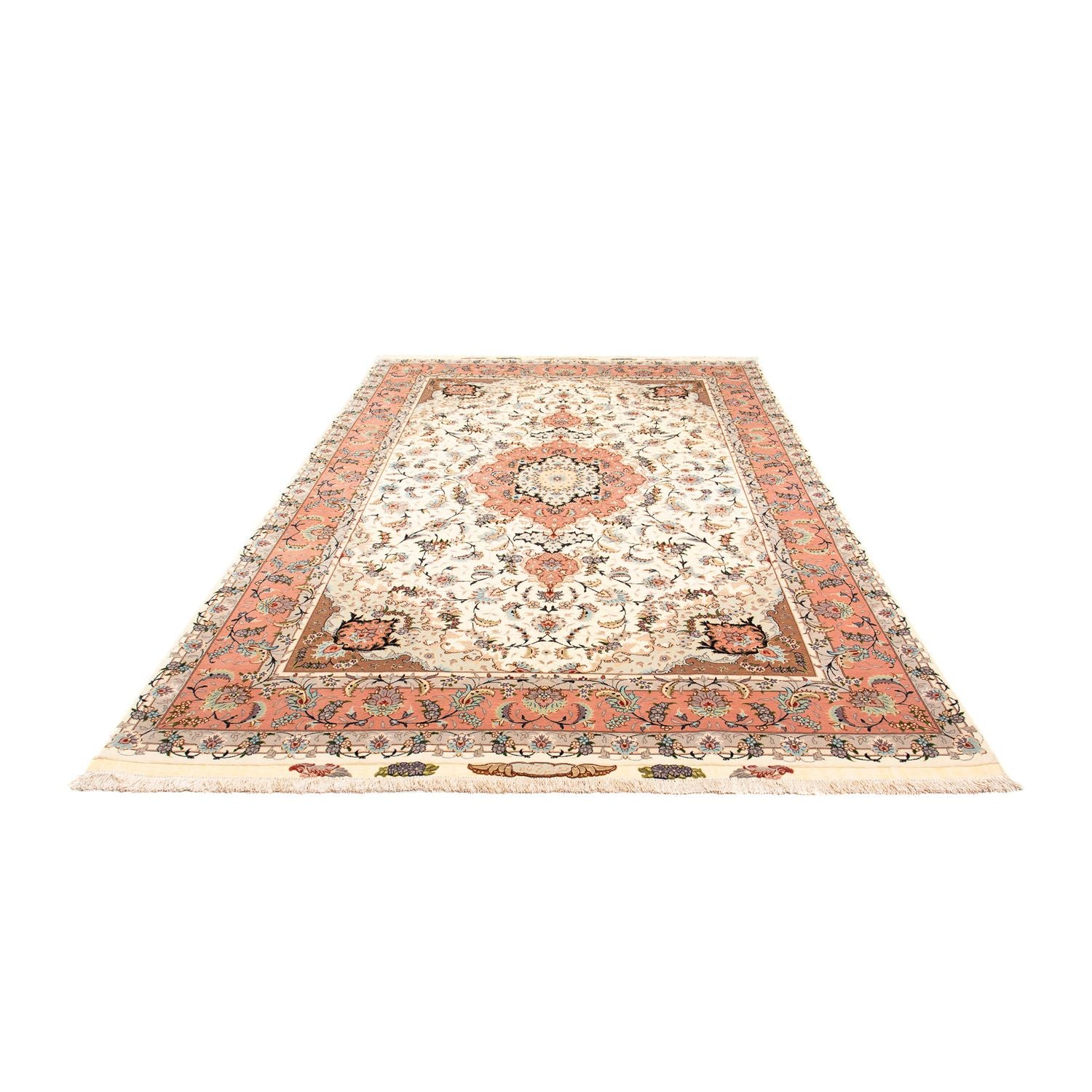 Persisk tæppe - Tabriz - Royal - 306 x 200 cm - beige