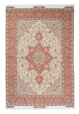 Persisk tæppe - Tabriz - Royal - 212 x 148 cm - beige