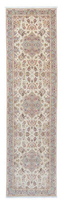 Løber Persisk tæppe - Tabriz - Royal - 358 x 91 cm - beige