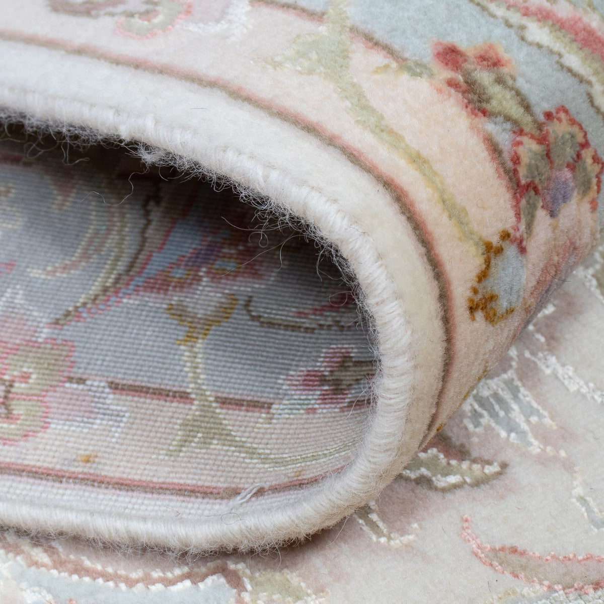 Løber Persisk tæppe - Tabriz - Royal - 358 x 91 cm - beige