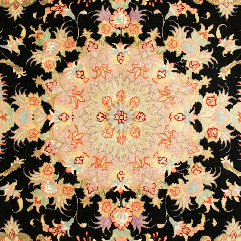 Persisk tæppe - Tabriz - Royal - 152 x 102 cm - sort