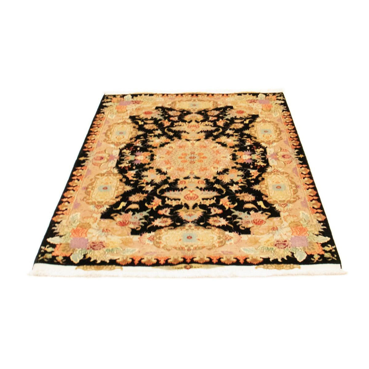 Persisk tæppe - Tabriz - Royal - 152 x 102 cm - sort