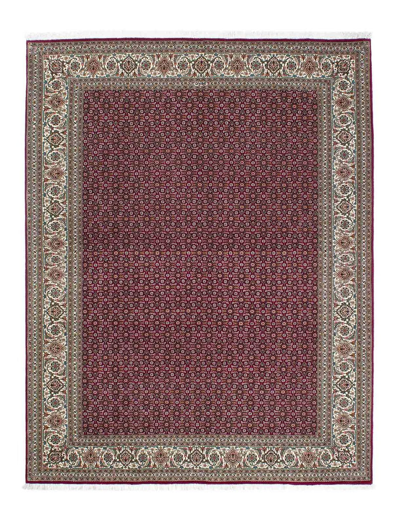 Persisk tæppe - Tabriz - 202 x 151 cm - mørkerød
