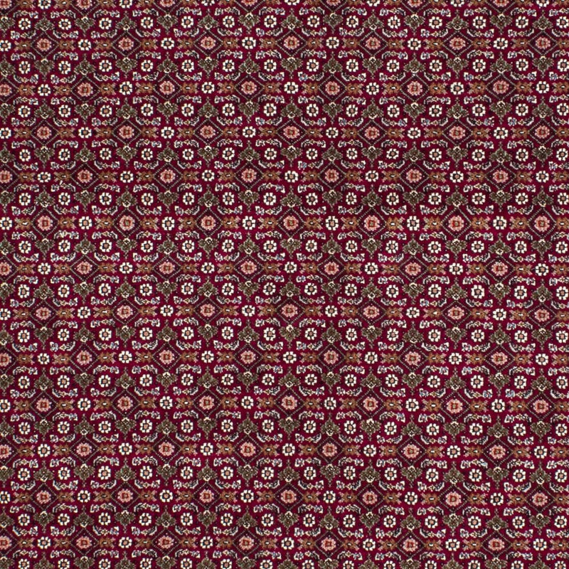 Persisk tæppe - Tabriz - 202 x 151 cm - mørkerød