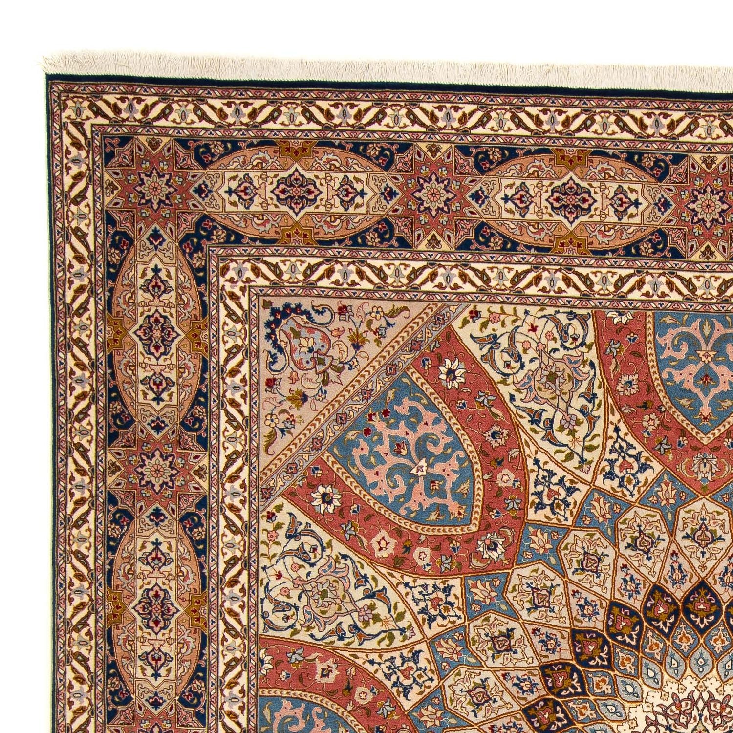 Persisk tæppe - Tabriz - Royal firkantet  - 254 x 248 cm - flerfarvet