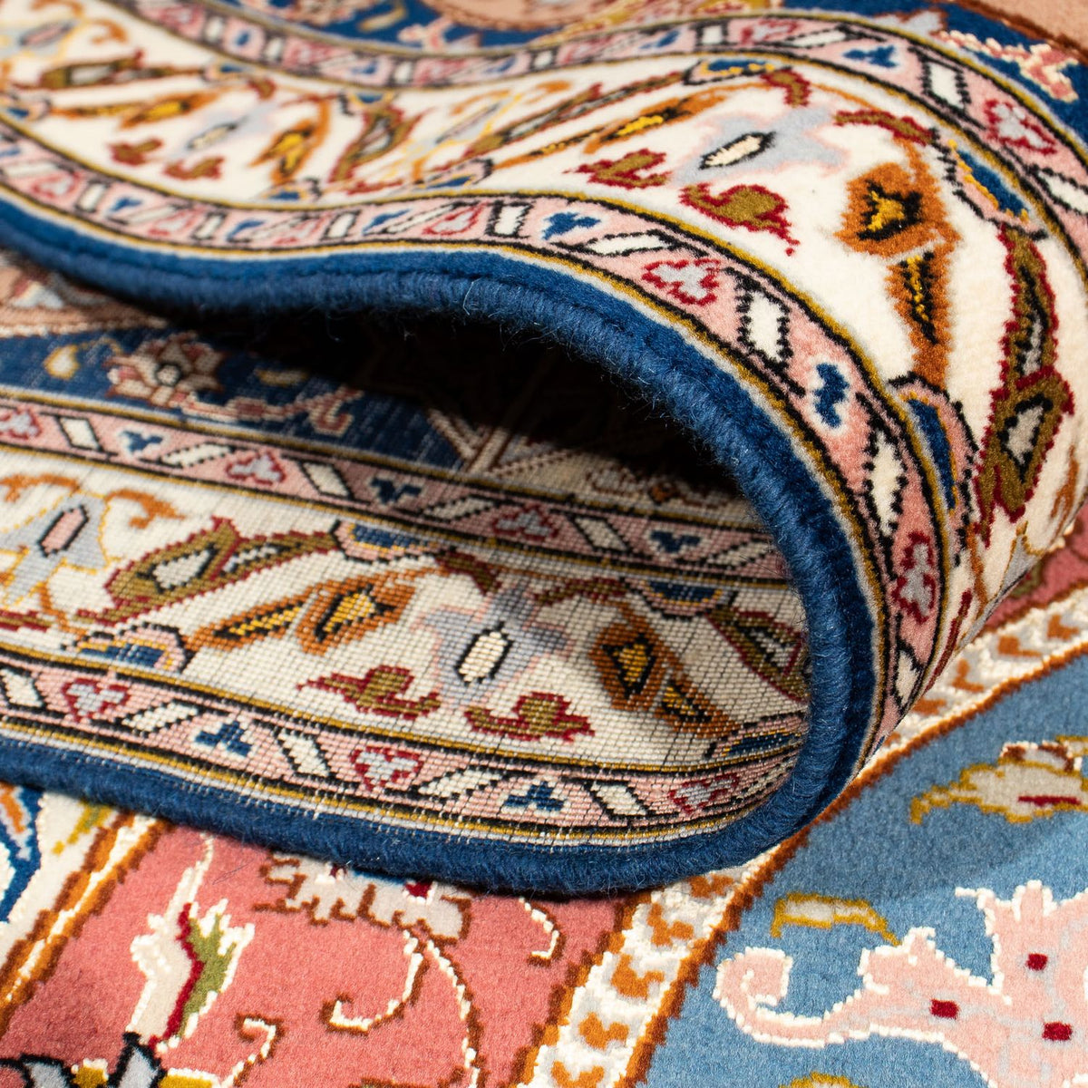 Persisk tæppe - Tabriz - Royal firkantet  - 254 x 248 cm - flerfarvet