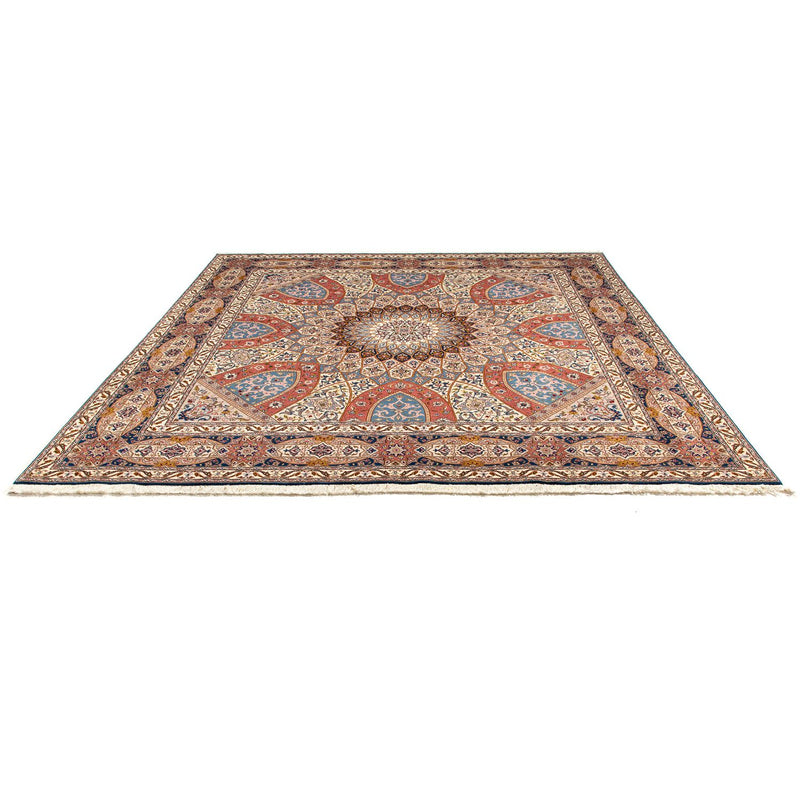 Persisk tæppe - Tabriz - Royal firkantet  - 254 x 248 cm - flerfarvet