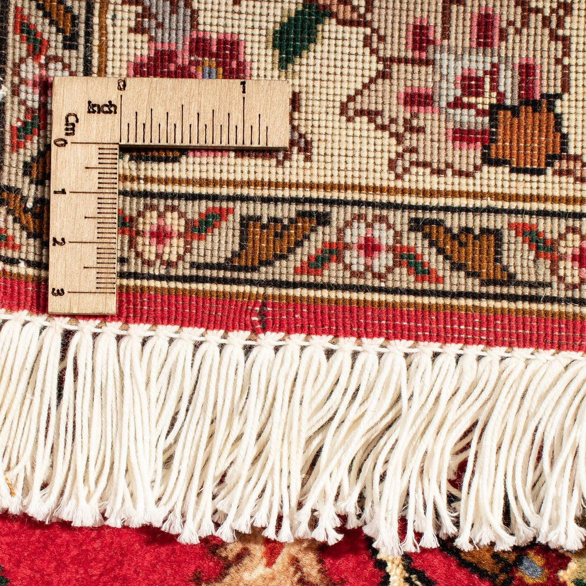 Persisk tæppe - Tabriz - Royal firkantet  - 257 x 254 cm - rød