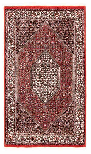Persisk tæppe - Bijar - 183 x 111 cm - rød