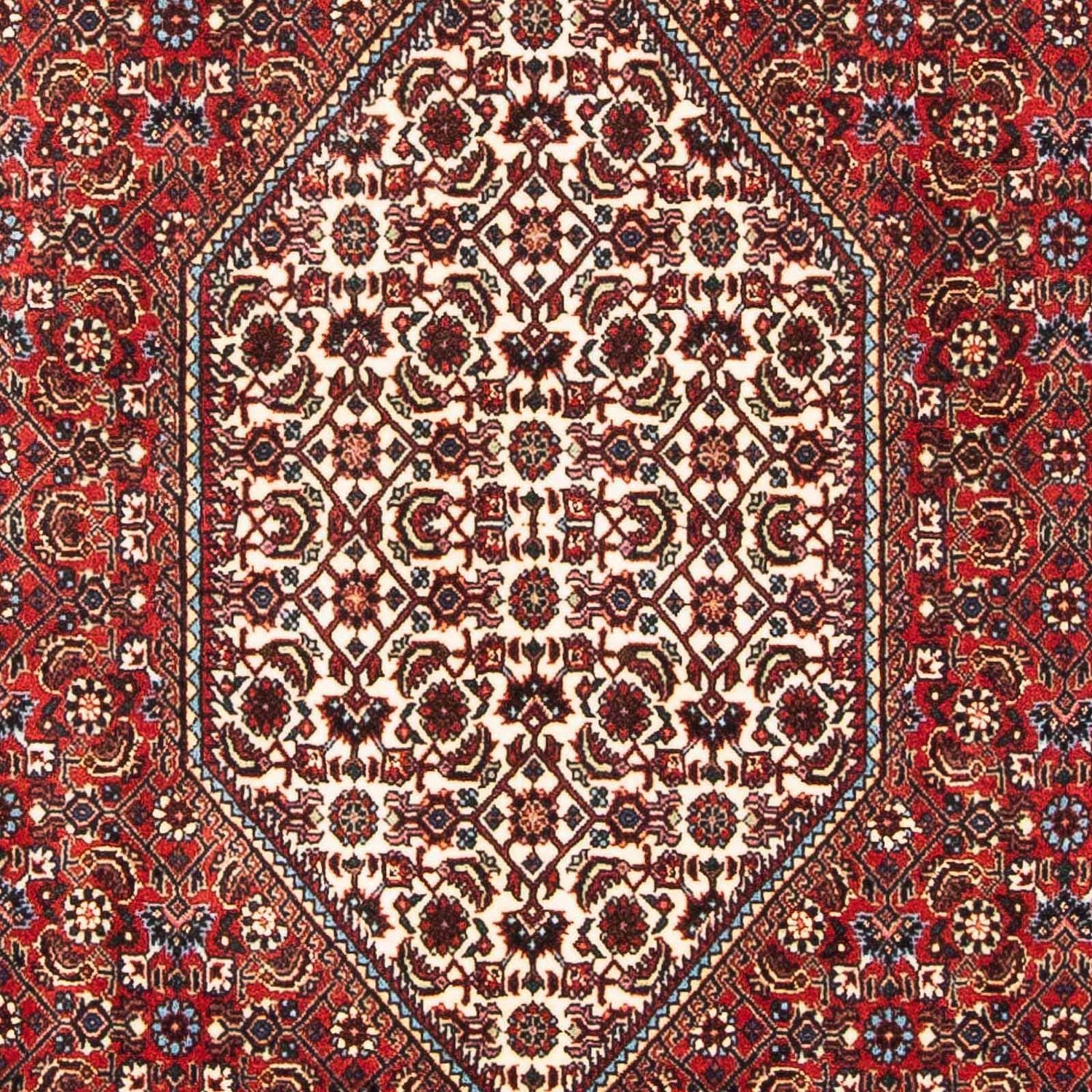 Persisk tæppe - Bijar - 183 x 111 cm - rød
