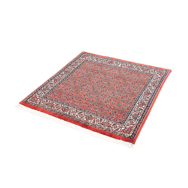 Persisk tæppe - Bijar firkantet  - 97 x 95 cm - rød