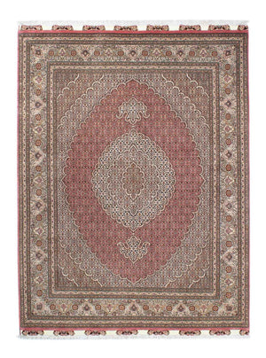 Persisk tæppe - Tabriz - 210 x 152 cm - lysrød