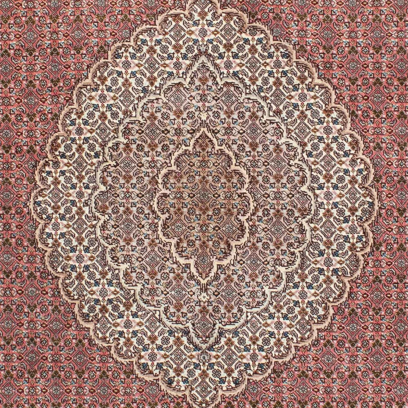 Persisk tæppe - Tabriz - 210 x 152 cm - lysrød