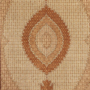 Persisk tæppe - Tabriz - 361 x 249 cm - lys brun