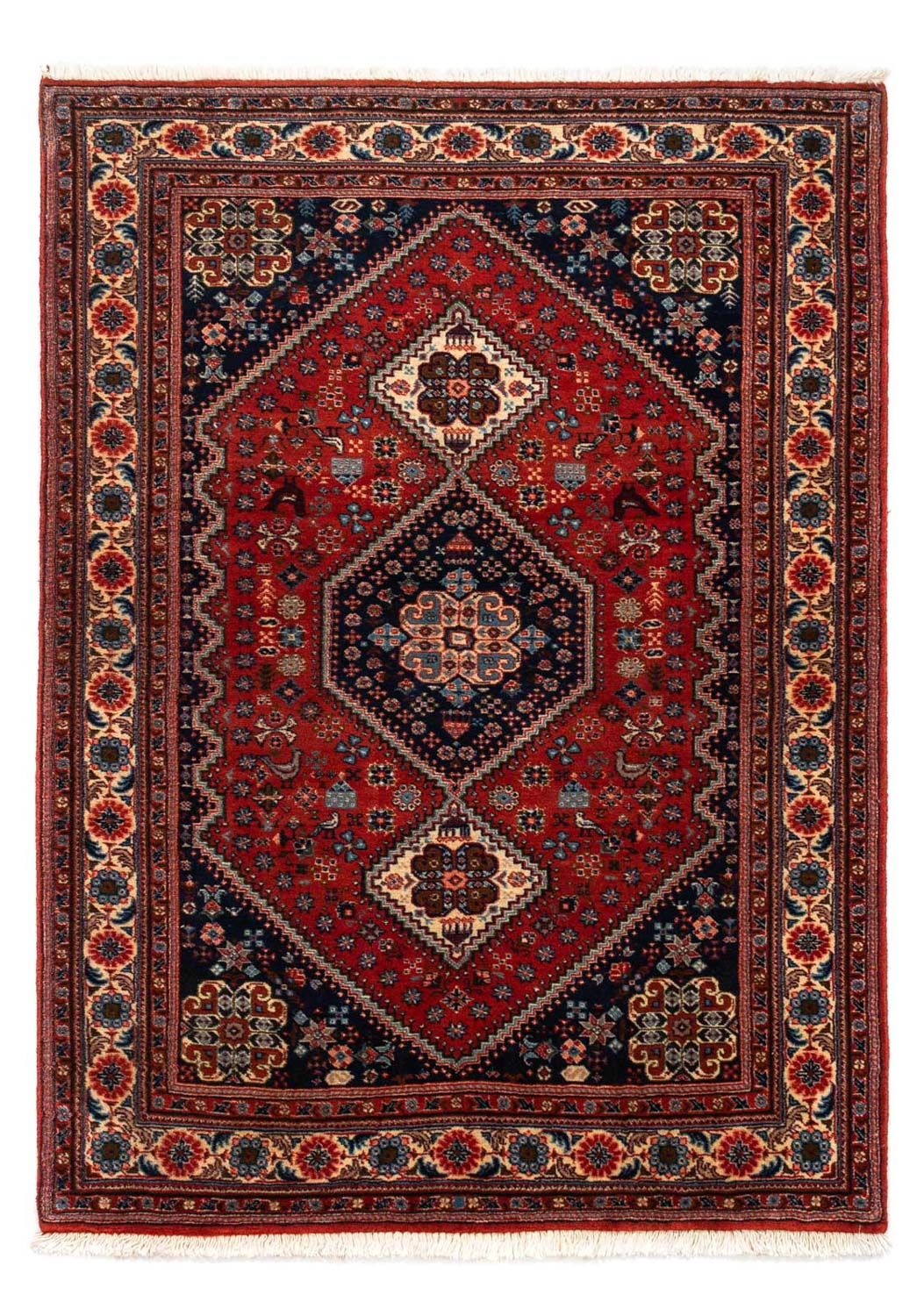 Persisk tæppe - Nomadisk - 147 x 100 cm - mørkerød