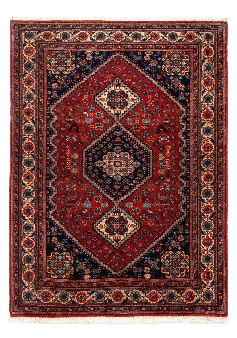 Persisk tæppe - Nomadisk - 147 x 100 cm - mørkerød