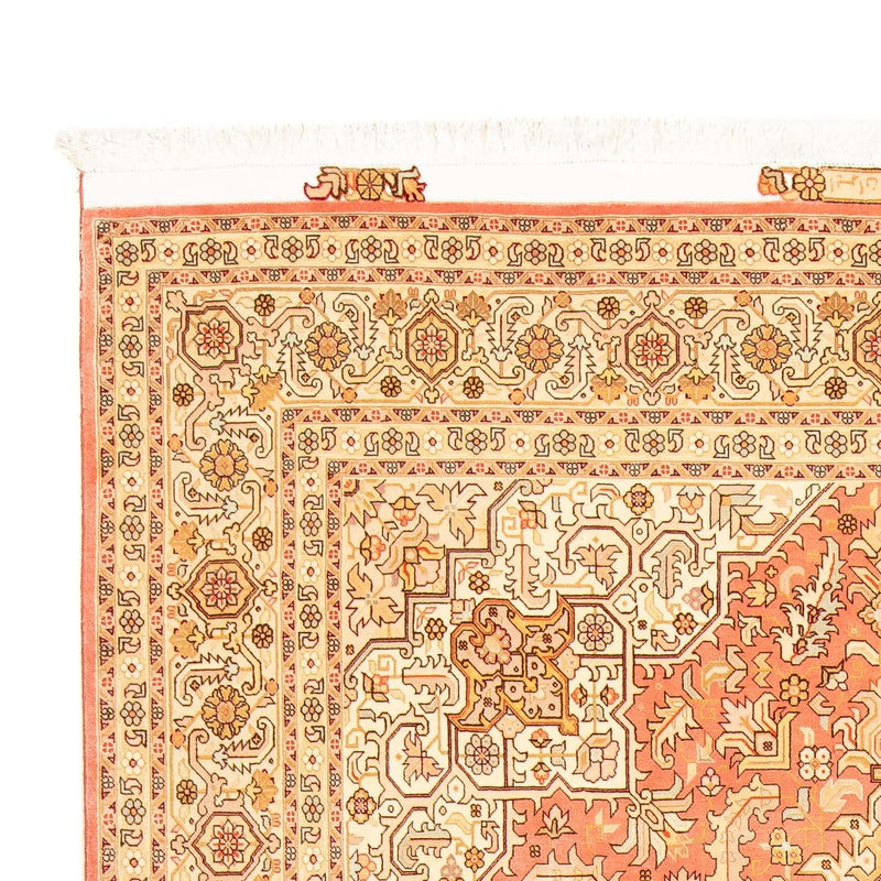 Persisk tæppe - Tabriz - Royal - 301 x 200 cm - lysrød