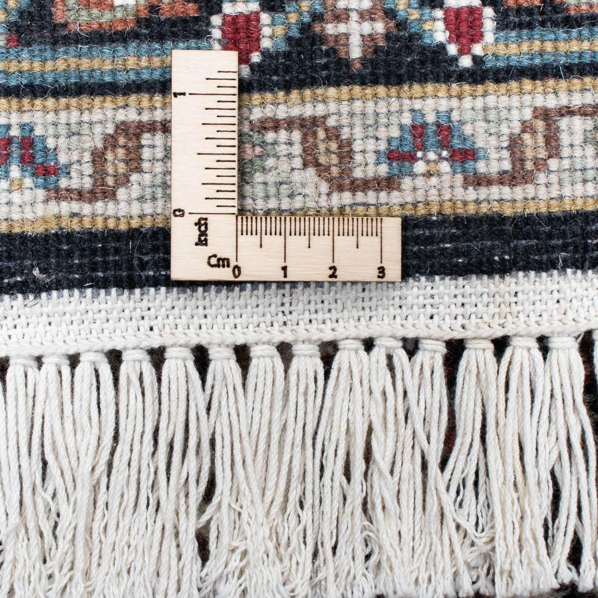 Løber Persisk tæppe - Tabriz - 196 x 73 cm - mørkeblå