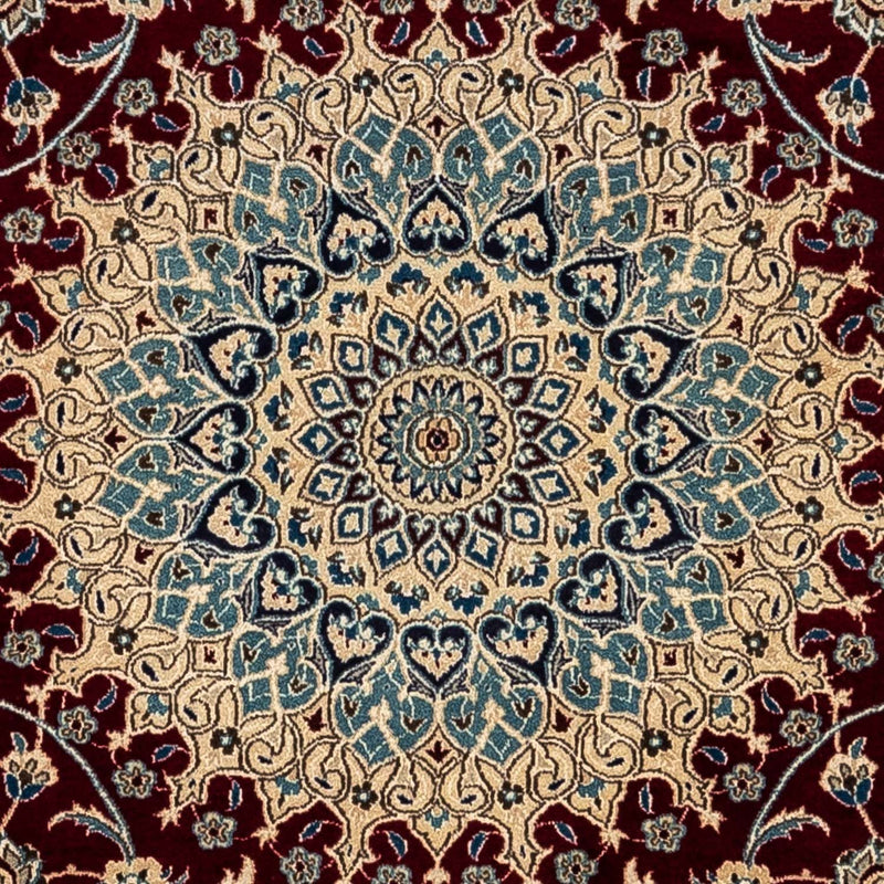 Persisk tæppe - Nain - Royal - 344 x 245 cm - mørkerød