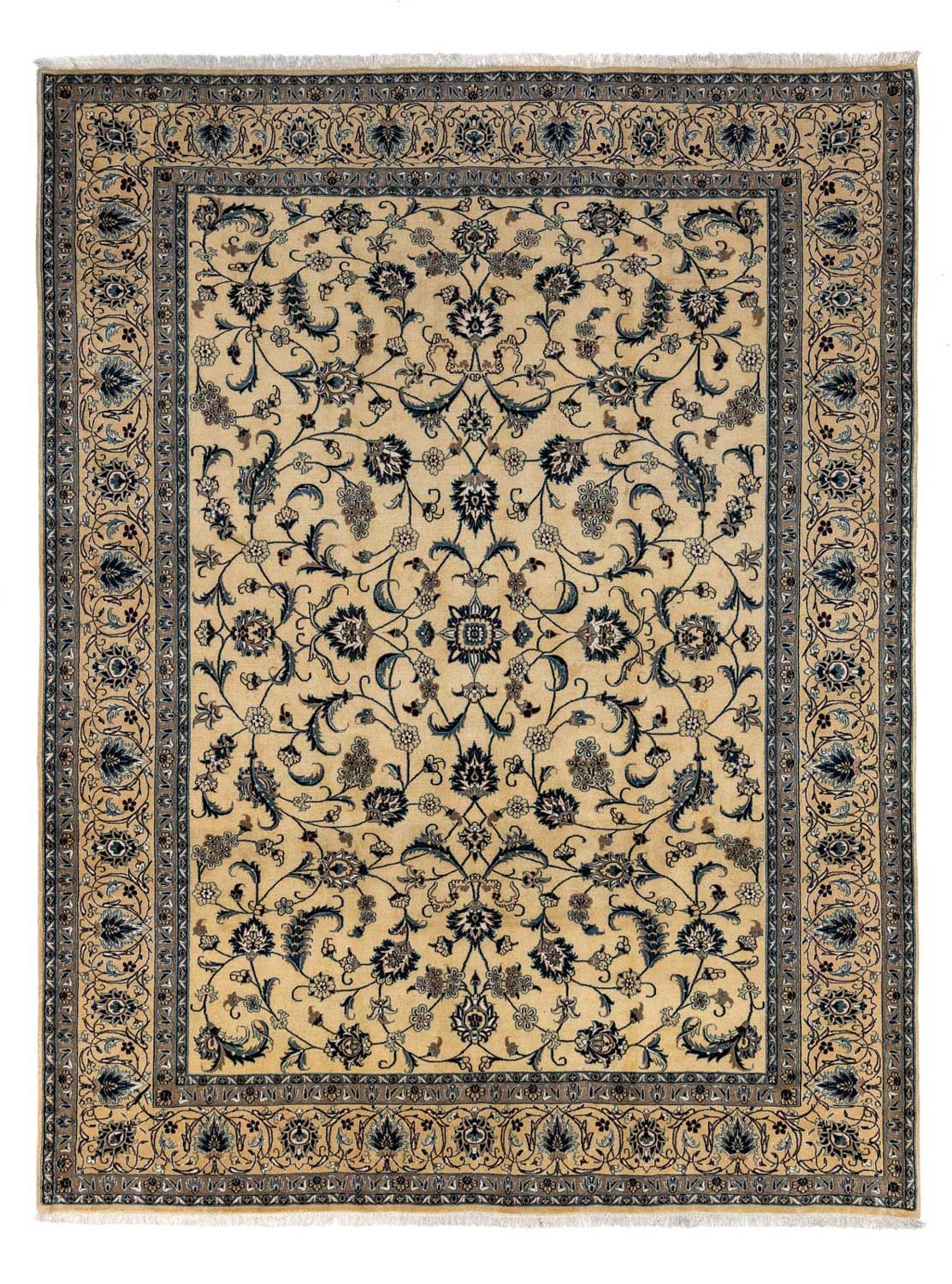 Persisk tæppe - Nain - Premium - 338 x 251 cm - beige