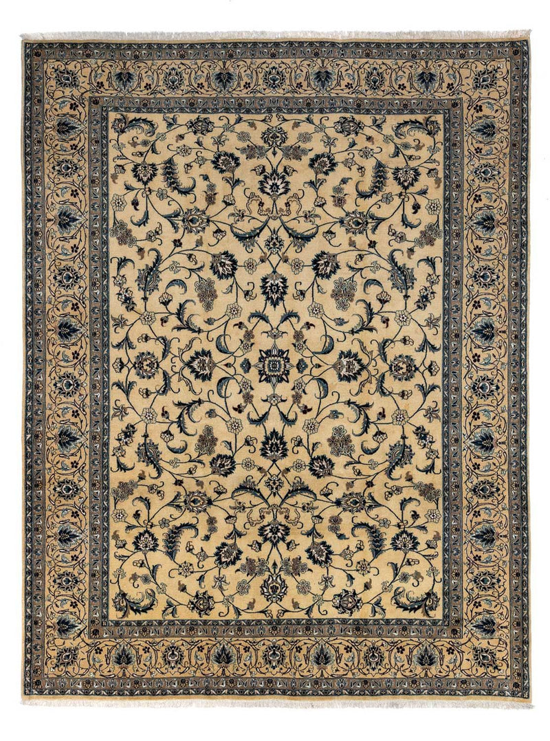 Persisk tæppe - Nain - Premium - 338 x 251 cm - beige
