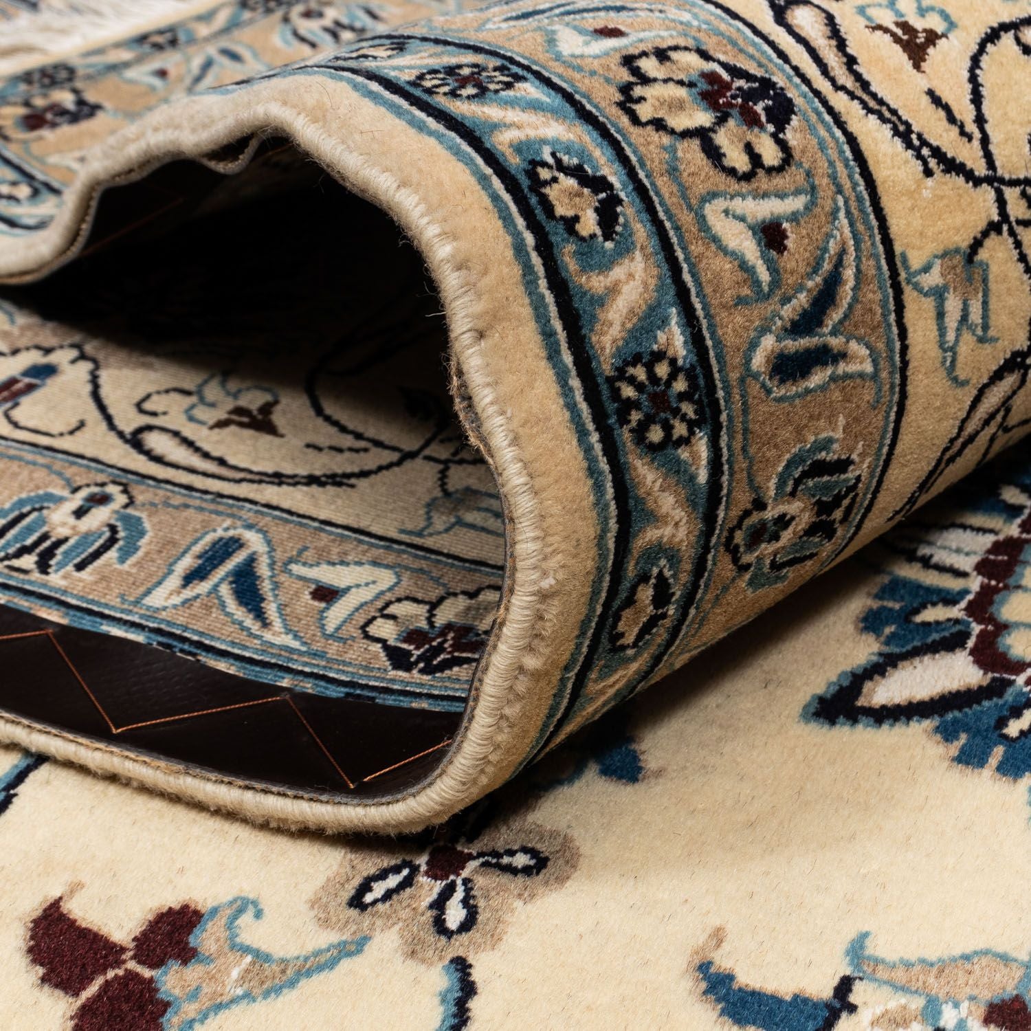 Persisk tæppe - Nain - Premium - 338 x 251 cm - beige