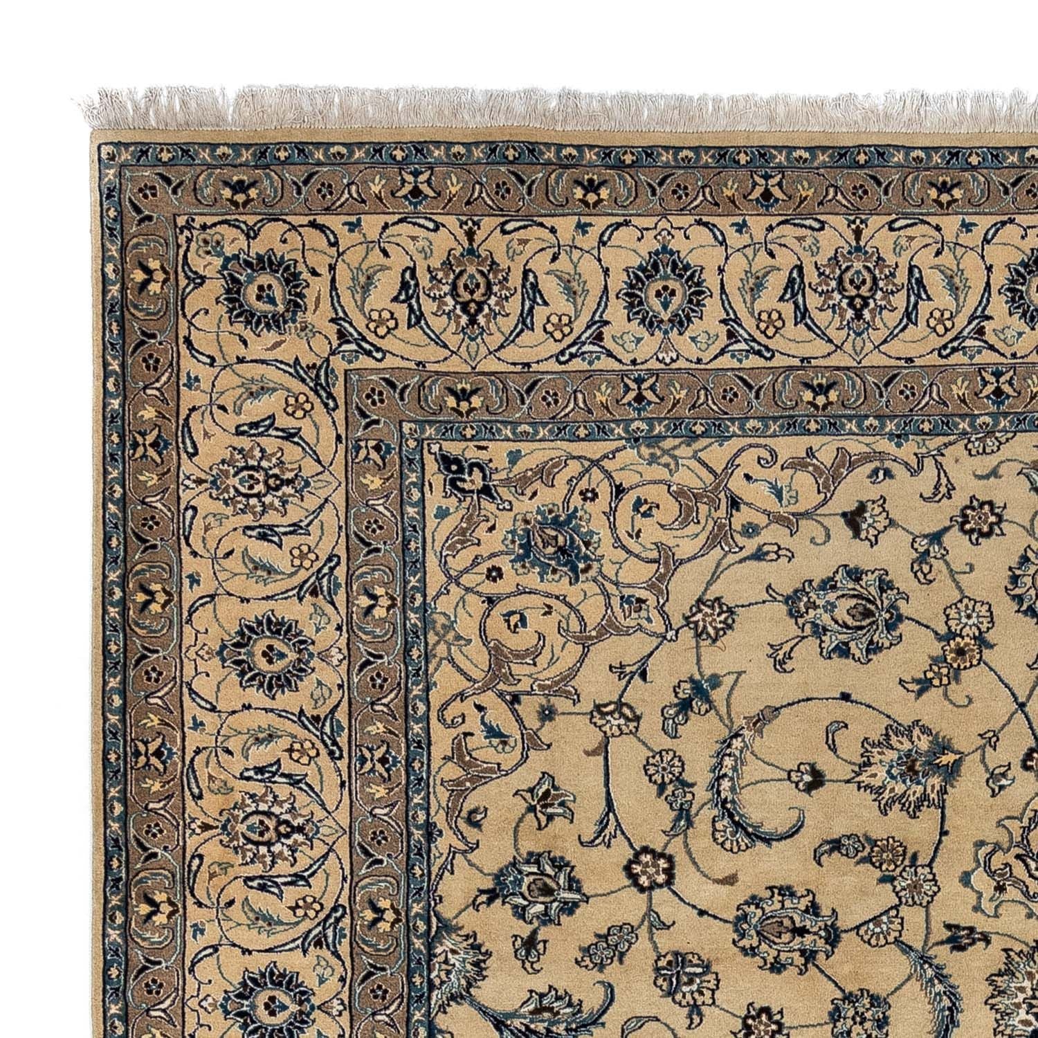 Persisk tæppe - Nain - Premium - 335 x 251 cm - beige
